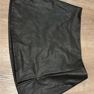 Altar'd State Brown A-Line Leather Skirt